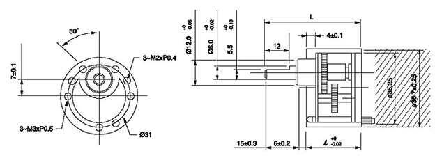 JC-35L Series Gear Head