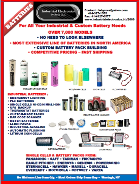 For All Your Industrial & Custom Battery Needs