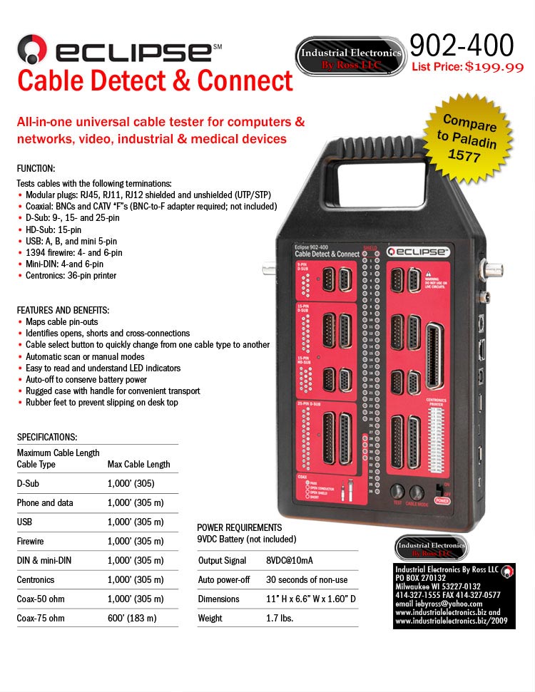 Eclipse Cable Detect & Connect