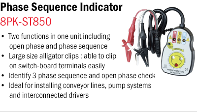 Phase Sequence Indicator – 8PK-ST850