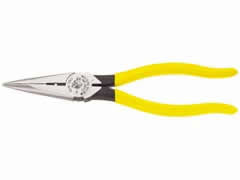 Klein Tools D320-41/2C 5 in. Curved Chain Needle Nose Electronics Pliers 